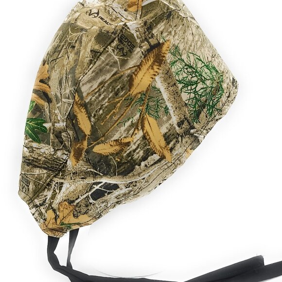 Woods Tree camo camouflage Surgical Scrub Cap Medical Hospital Cap - Picture 4 of 4